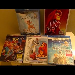 Disney BluRay Dvds